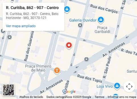 Advocacia em Belo Horizonte - Luciana Delpino Sociedade de Advogados - mapa (1)